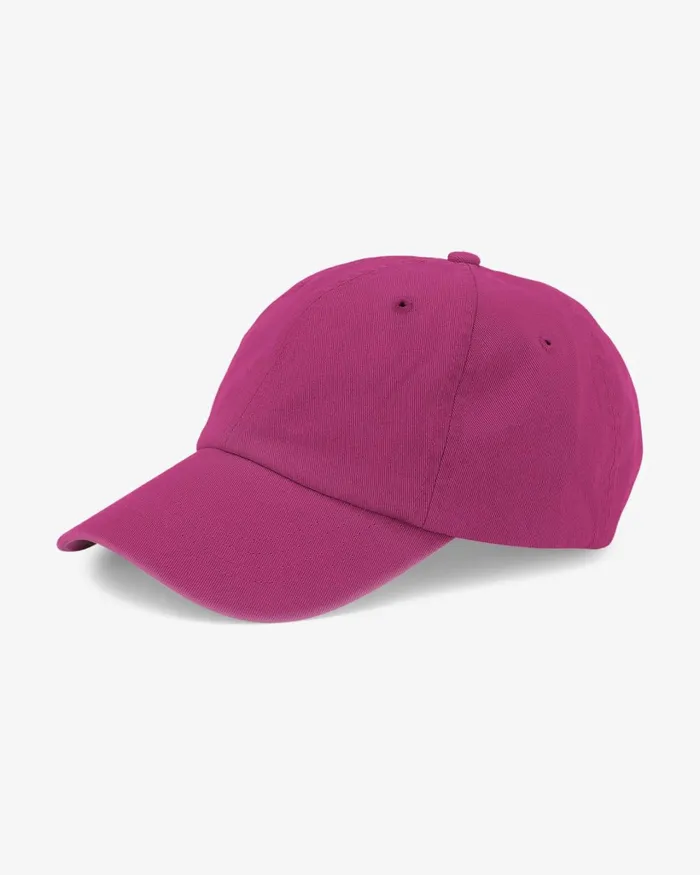 Women Organic Cotton Cap Magenta Blaze Colorful Standard Caps