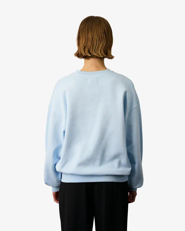 Women Organic Oversized Crew Dusty Olive Colorful Standard Crewneck Sweatshirts