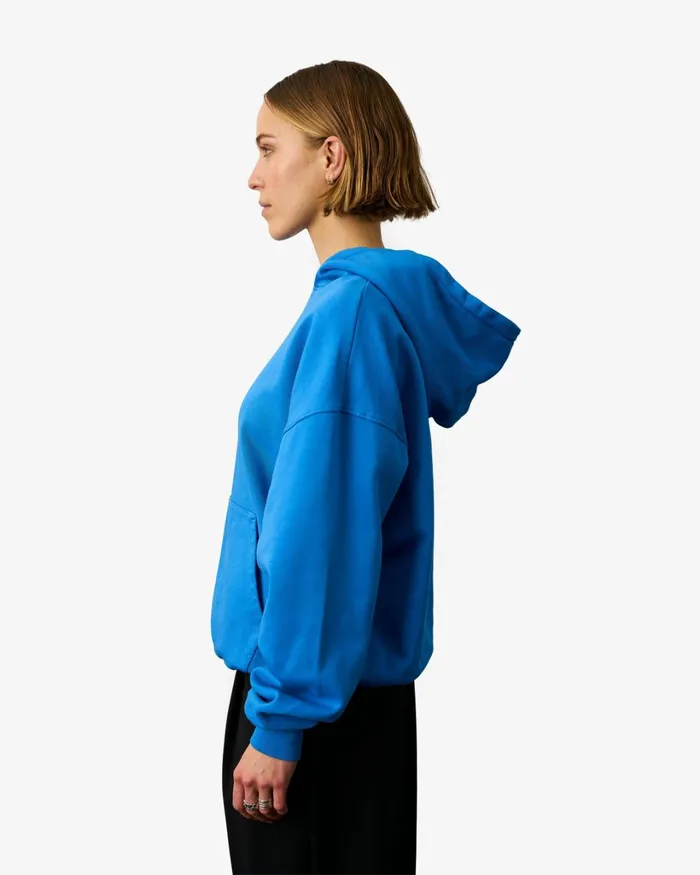 Women Organic Oversized Hood Kelly Green Colorful Standard Hoodies