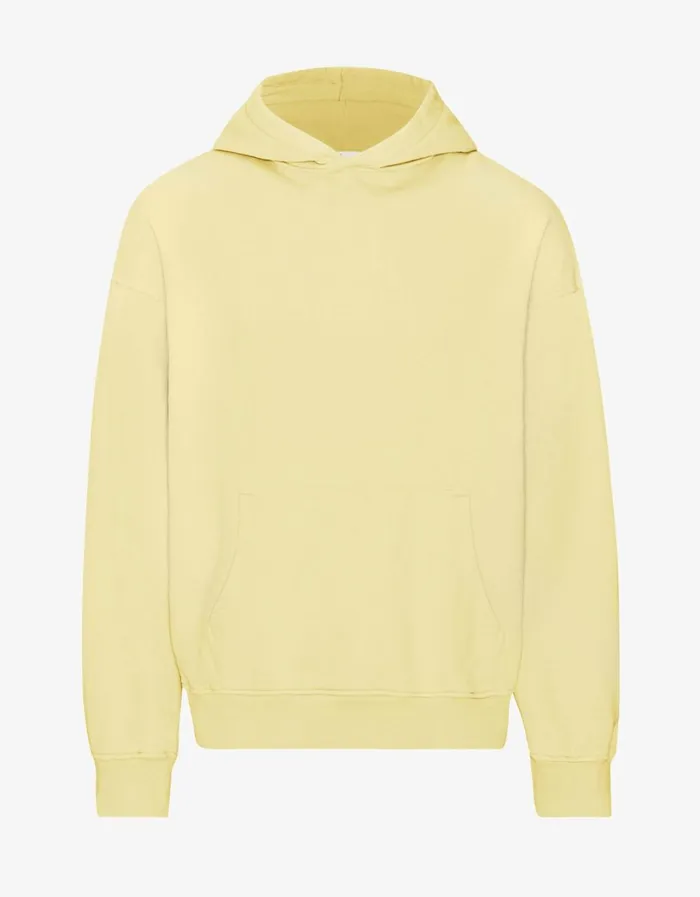 Women Organic Oversized Hood Soft Yellow Colorful Standard Hoodies