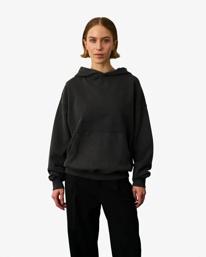 Women Organic Oversized Hood Soft Yellow Colorful Standard Hoodies