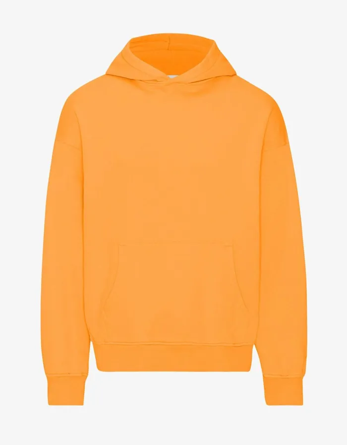 Women Organic Oversized Hood Sunny Orange Colorful Standard Hoodies