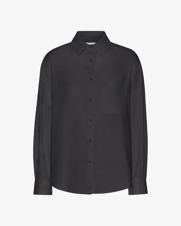 Women Organic Oversized Shirt Lava Grey Colorful Standard Shirts