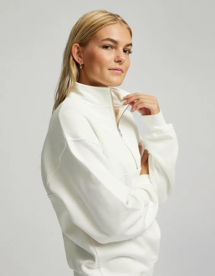 Women Organic Quarter Zip Tropical Sea Colorful Standard Quarter Zips