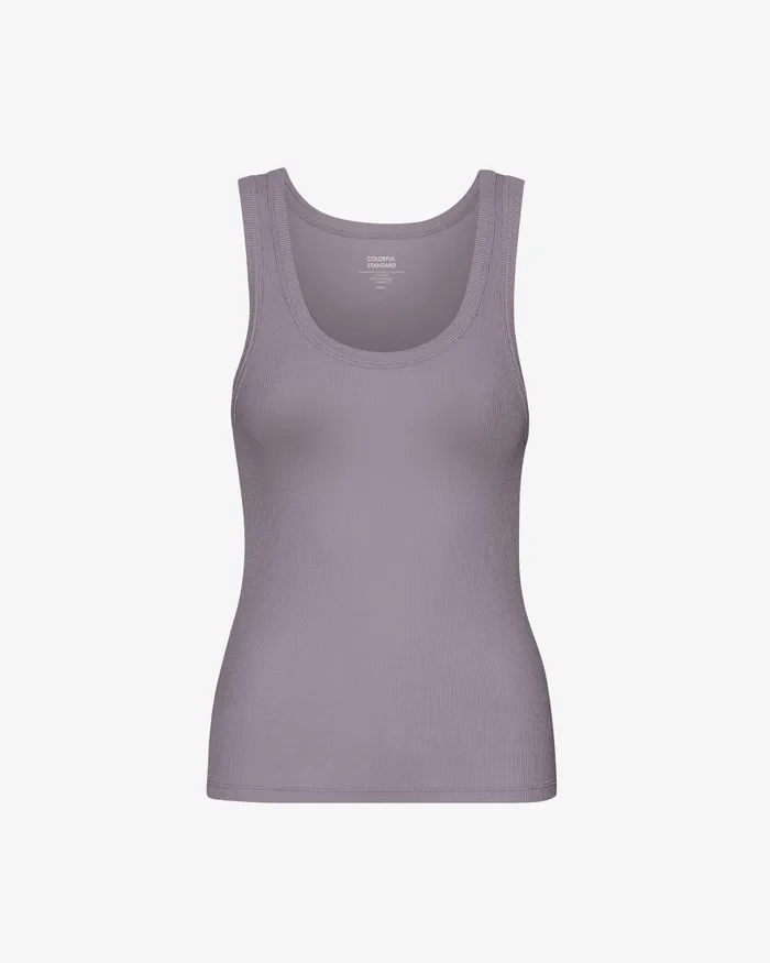 Women Organic Rib Tank Top 8211 Purple Haze Women Tank Tops Colorfulstandard