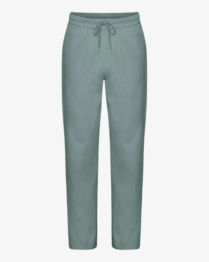 Women Organic Twill Pants Steel Blue Colorful Standard Pants