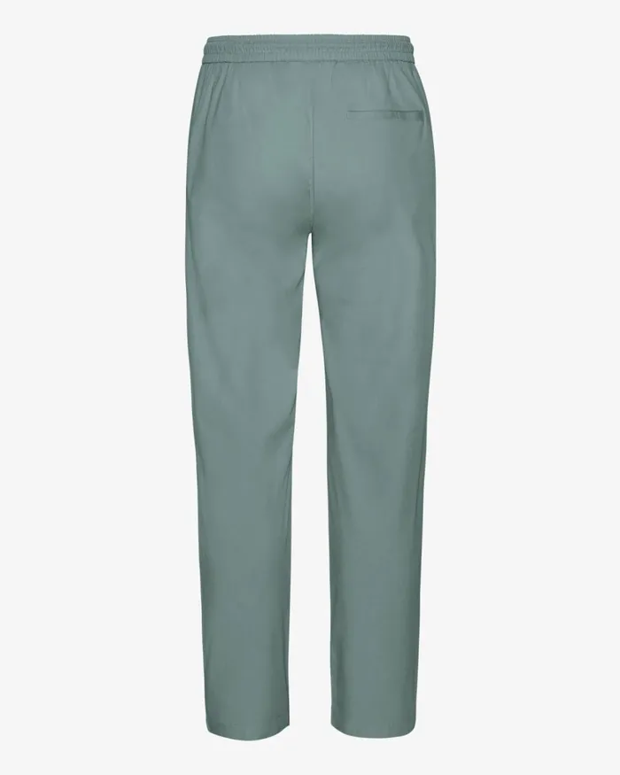 Women Organic Twill Pants Steel Blue Colorful Standard Pants