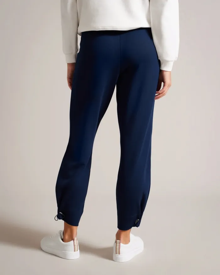 Women ORTHON 8211 Joggers With Pleated Cuff Navy Ted Baker Trousers and Shorts