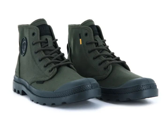 Women PAMPA HI HTG SUPPLY Olive Night PALLADIUM Boots Women PAMPA HI HTG SUPPLY Olive Night PALLADIUM Boots