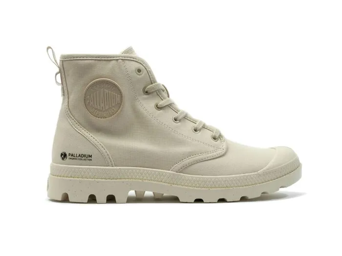 Women PAMPA HI ZIP ORGANIC Sahara PALLADIUM Boots