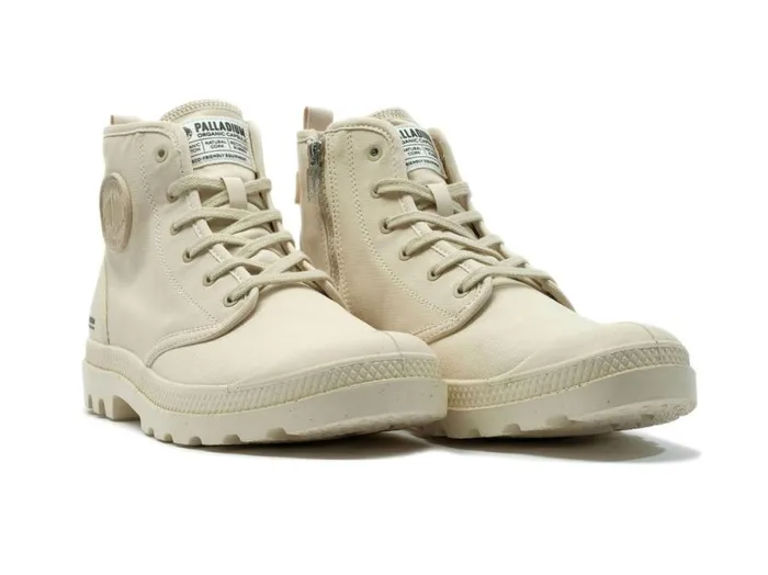 Women PAMPA HI ZIP ORGANIC Sahara PALLADIUM Boots Women PAMPA HI ZIP ORGANIC Sahara PALLADIUM Boots