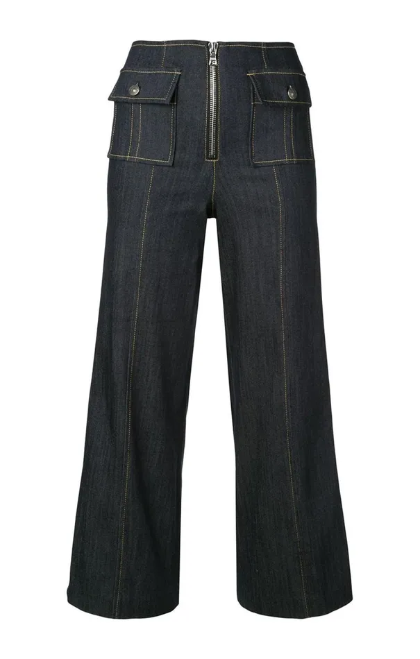 Women Pants Cinq Sept Azure Pant Indigo