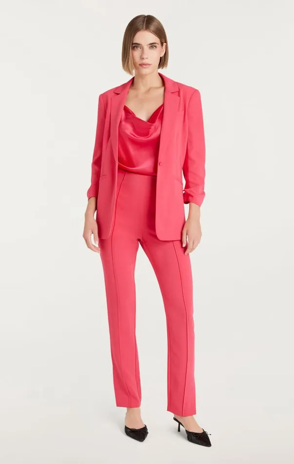 Women Pants Cinq Sept Brianne Pant Berry Fizz