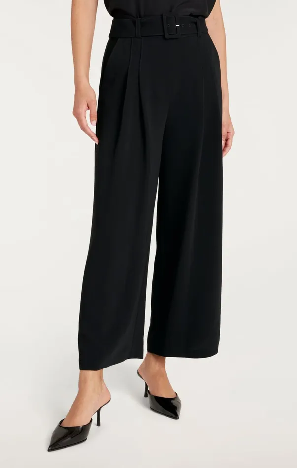 Women Pants Cinq Sept Cropped Shauna Pant Black