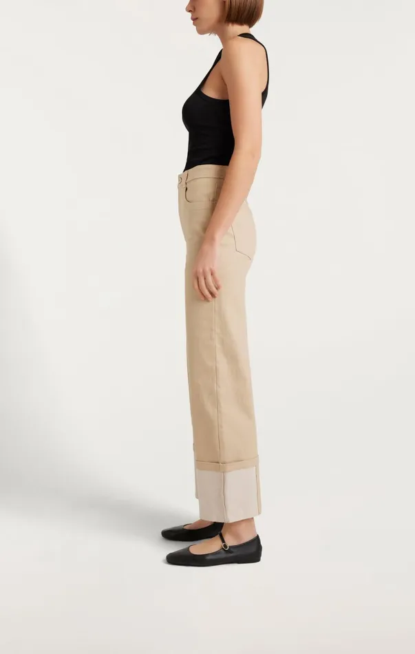 Women Pants Cinq Sept Kaia Pant Khaki