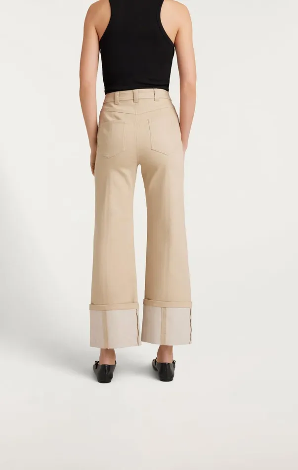 Women Pants Cinq Sept Kaia Pant Khaki