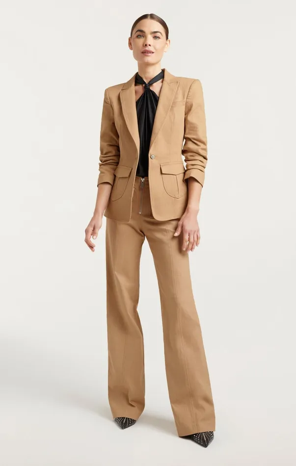 Women Pants Cinq Sept Long Azure Pant Sahara