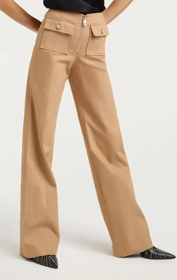 Women Pants Cinq Sept Long Azure Pant Sahara
