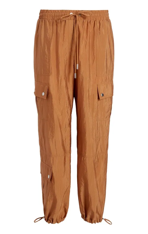 Women Pants Cinq Sept Nitsan Parachute Pant Baked Cookie