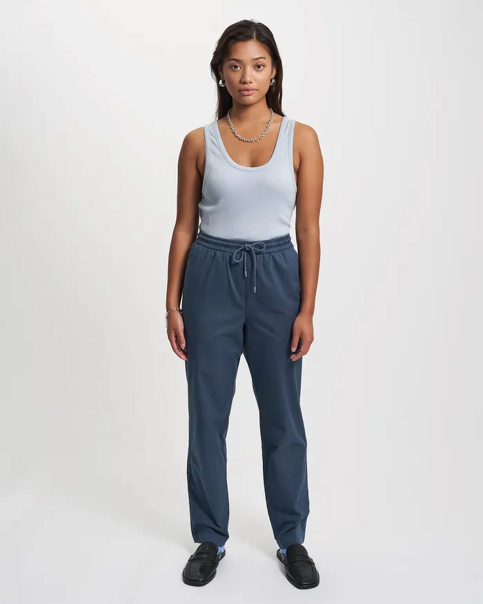 Women Pants Colorfulstandard Organic Twill Pants 8211 Optical White