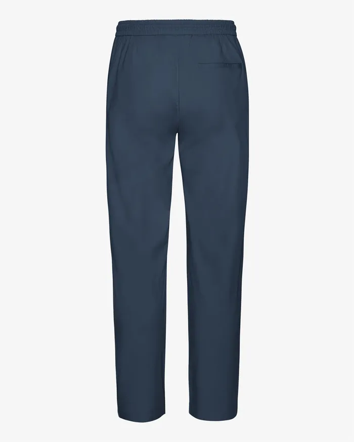 Women Pants Colorfulstandard Organic Twill Pants 8211 Petrol Blue
