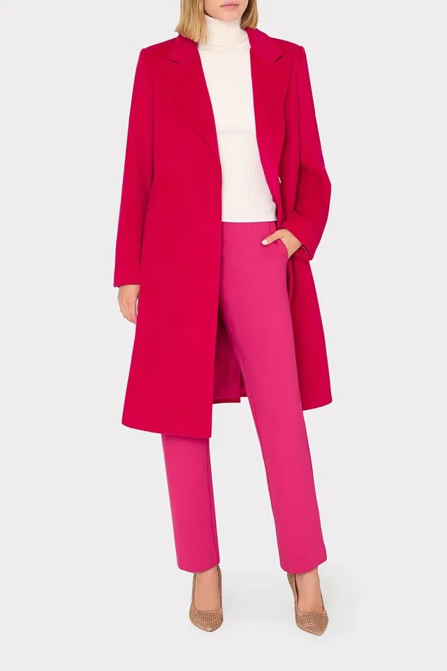 Women Pants Milly Nicole Ponte Pants Pink Women Pants Milly Nicole Ponte Pants Pink