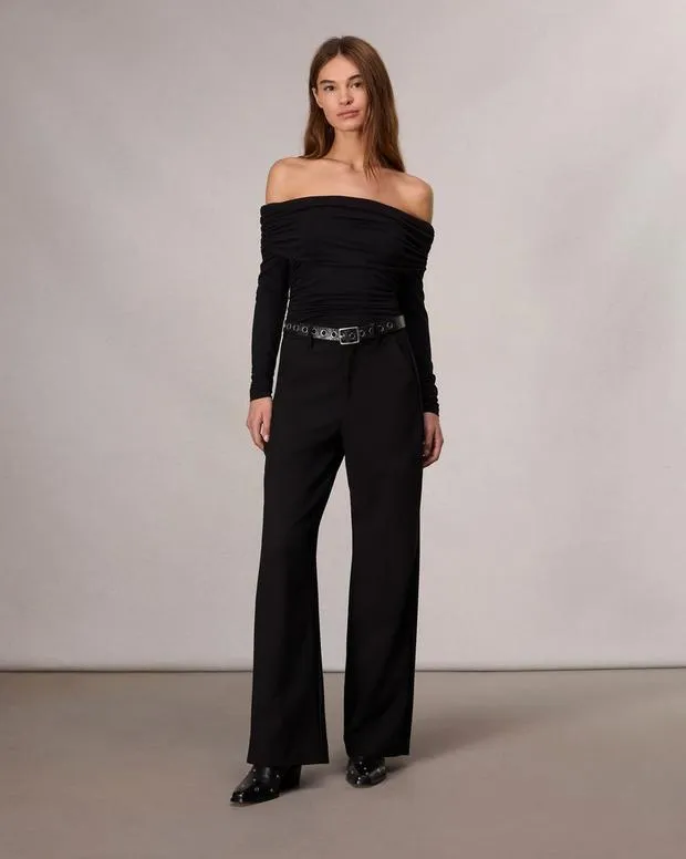 Women Pants Rag and Bone Andi FullLength Pant Black