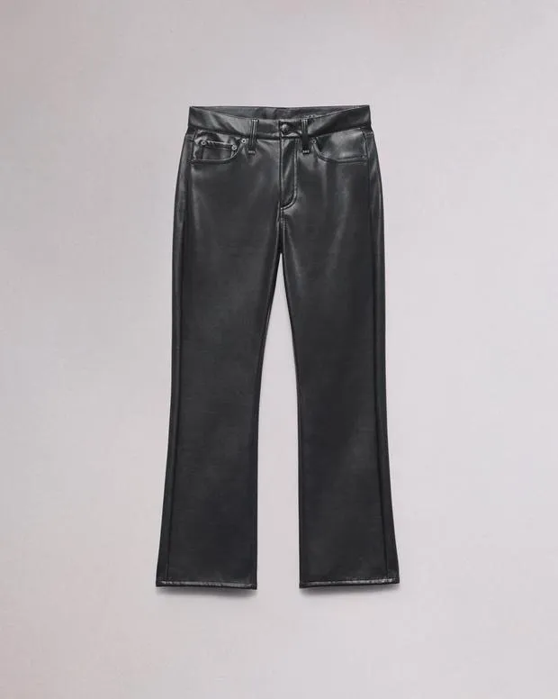 Women Pants Rag and Bone Peyton Faux Leather Pant Black
