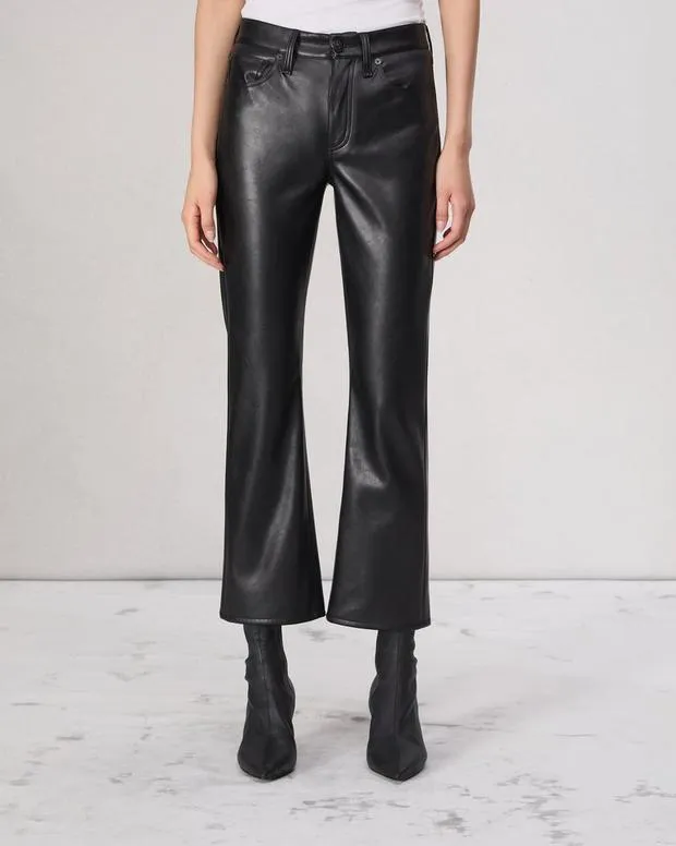Women Pants Rag and Bone Peyton Faux Leather Pant Black