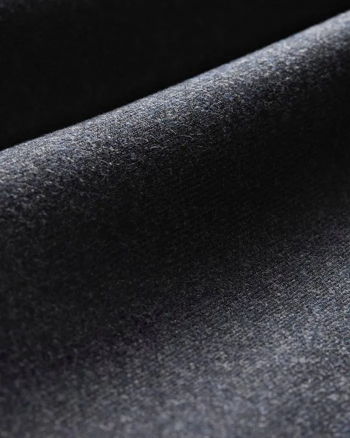 Women Pants Theory Ultra WideLeg Pant In Stretch Flannel Charcoal Melange