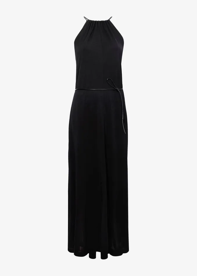 Women Proenza Schouler White Label Lenny Dress In Matte Jersey 8211 Black The Frankie Shop Dresses
