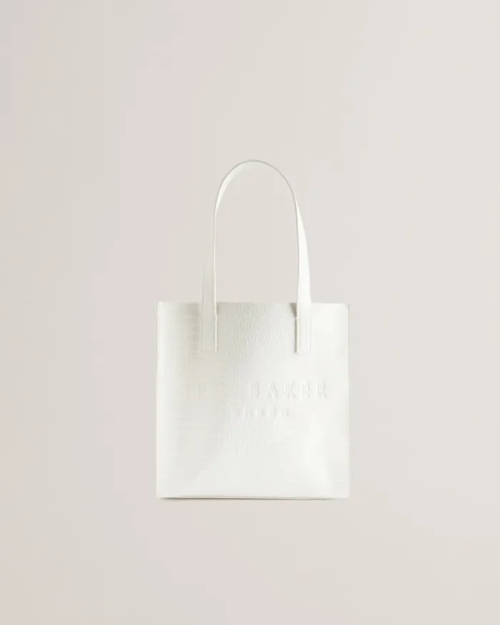 Women REPTCON 8211 Croc Detail Small Icon Bag Nude Ted Baker Tote Bags Women REPTCON 8211 Croc Detail Small Icon Bag Nude Ted Baker Tote Bags