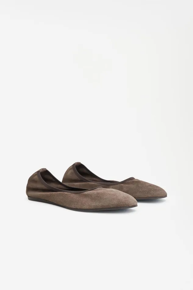 Women Rey Suede Flats Light Brown Filippa K Shoes