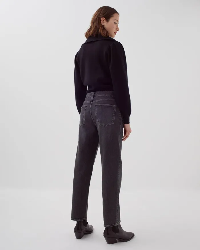 Women Rita 8211 Slouchy Jeans Dark Gray Comptoir Des Cotonniers Jeans