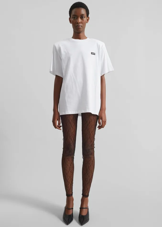 Women Rotate Oversized TShirt 8211 Bright White The Frankie Shop Tops