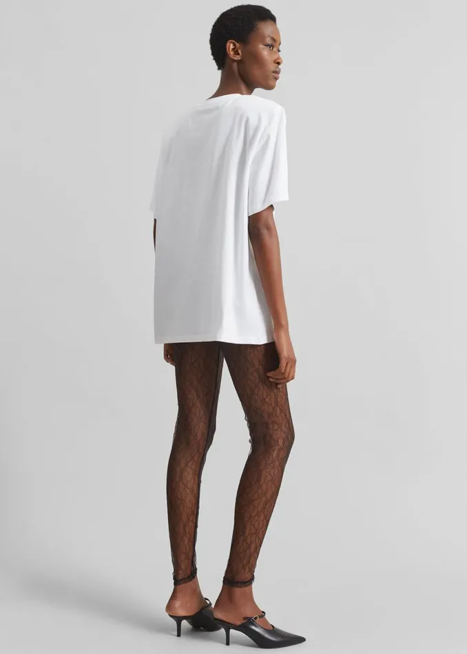Women Rotate Oversized TShirt 8211 Bright White The Frankie Shop Tops