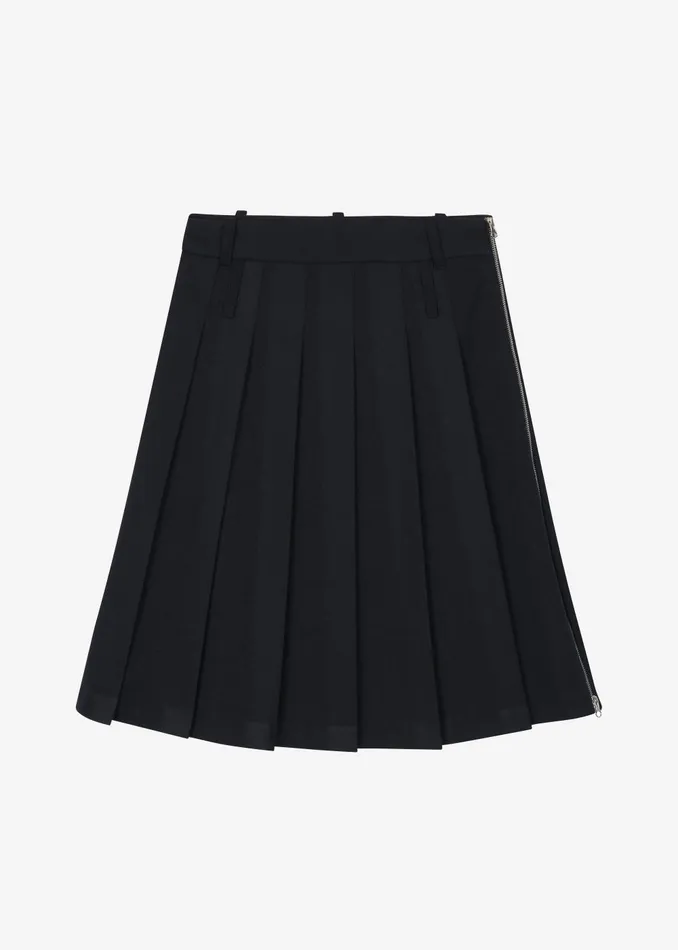 Women Sarina Pleated Skirt 8211 Black The Frankie Shop Bottoms