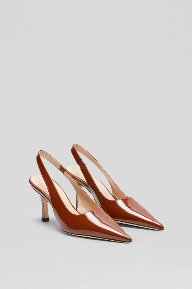 Women Scanlan Theodore POLISHED SLINGBACK 75 CIGAR Shoes