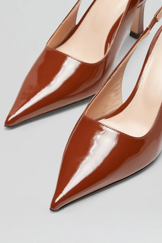 Women Scanlan Theodore POLISHED SLINGBACK 75 CIGAR Shoes