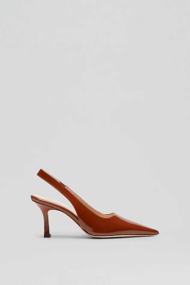 Women Scanlan Theodore POLISHED SLINGBACK 75 CIGAR Shoes