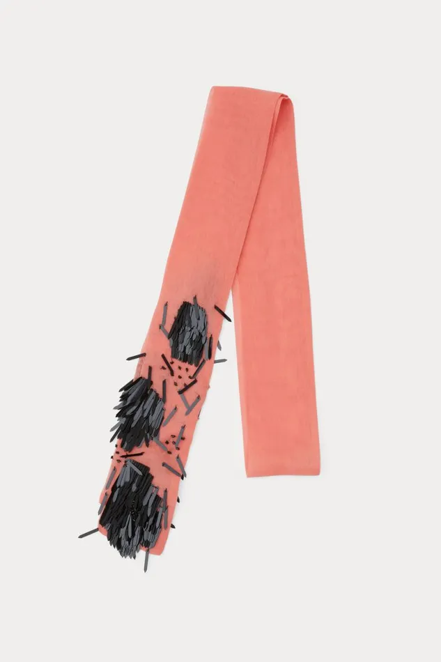 Women Scarves Hats Rachel Comey Camilla Fringe Scarf Coral