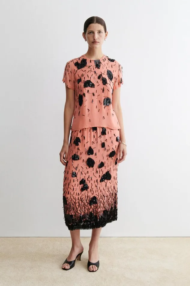 Women Scarves Hats Rachel Comey Camilla Fringe Scarf Coral Women Scarves Hats Rachel Comey Camilla Fringe Scarf Coral