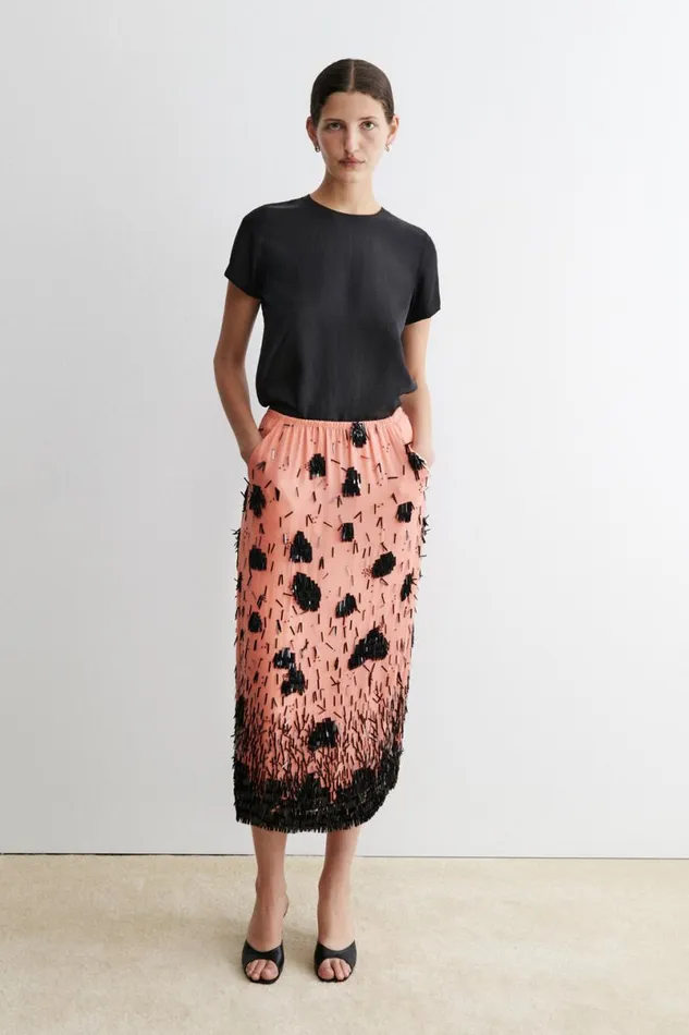 Women Scarves Hats Rachel Comey Camilla Fringe Scarf Coral Women Scarves Hats Rachel Comey Camilla Fringe Scarf Coral