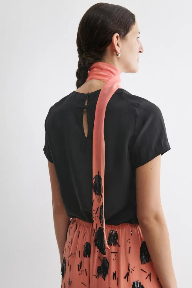 Women Scarves Hats Rachel Comey Camilla Fringe Scarf Coral Women Scarves Hats Rachel Comey Camilla Fringe Scarf Coral