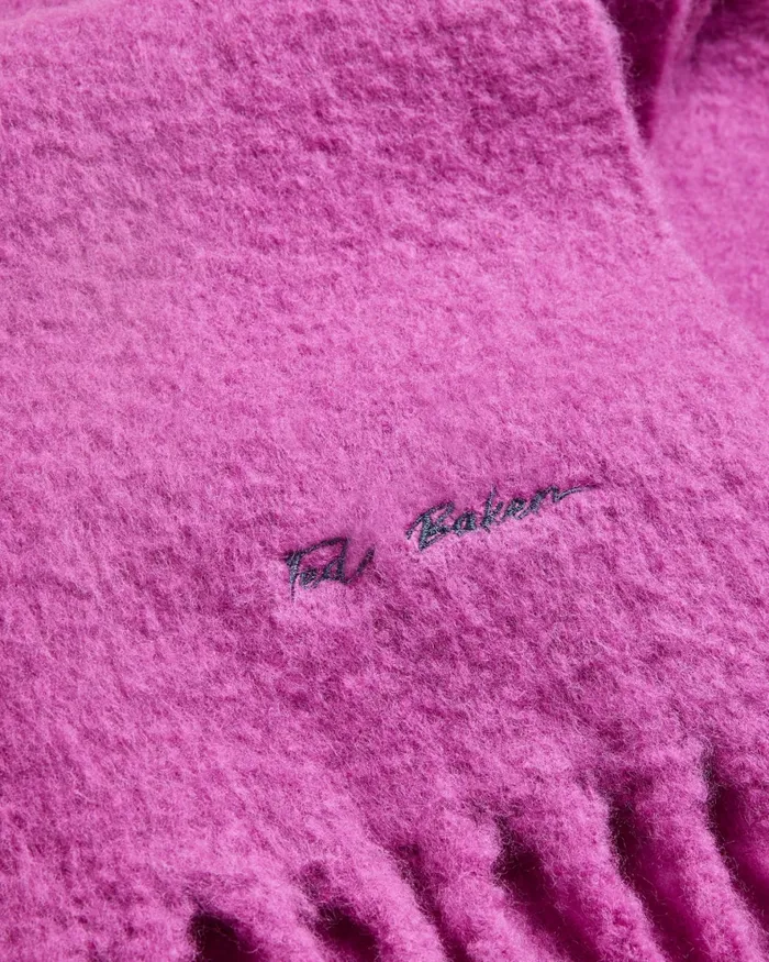 Women SHELMAS 8211 Branded Skinny Scarf Pink Ted Baker Scarves