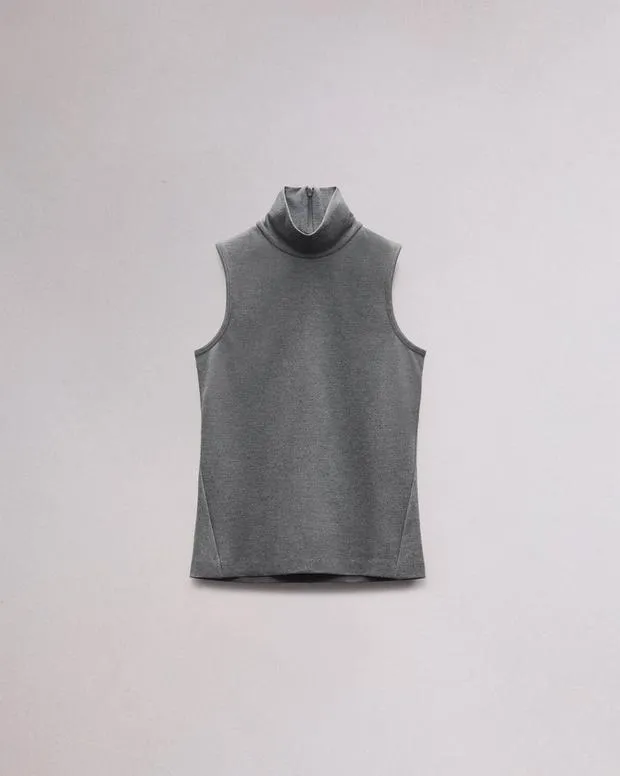 Women Shirts and Tops Rag and Bone Irina Turtleneck Tank Charcoal