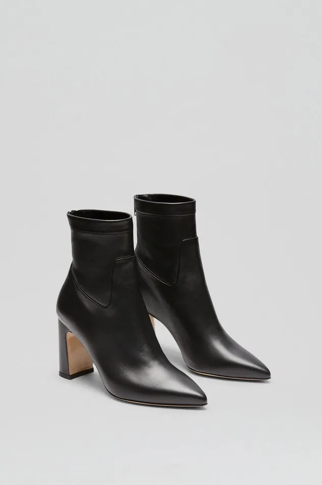 Women Shoes Scanlan Theodore STRETCH ANKLE BOOT 85 BLACK
