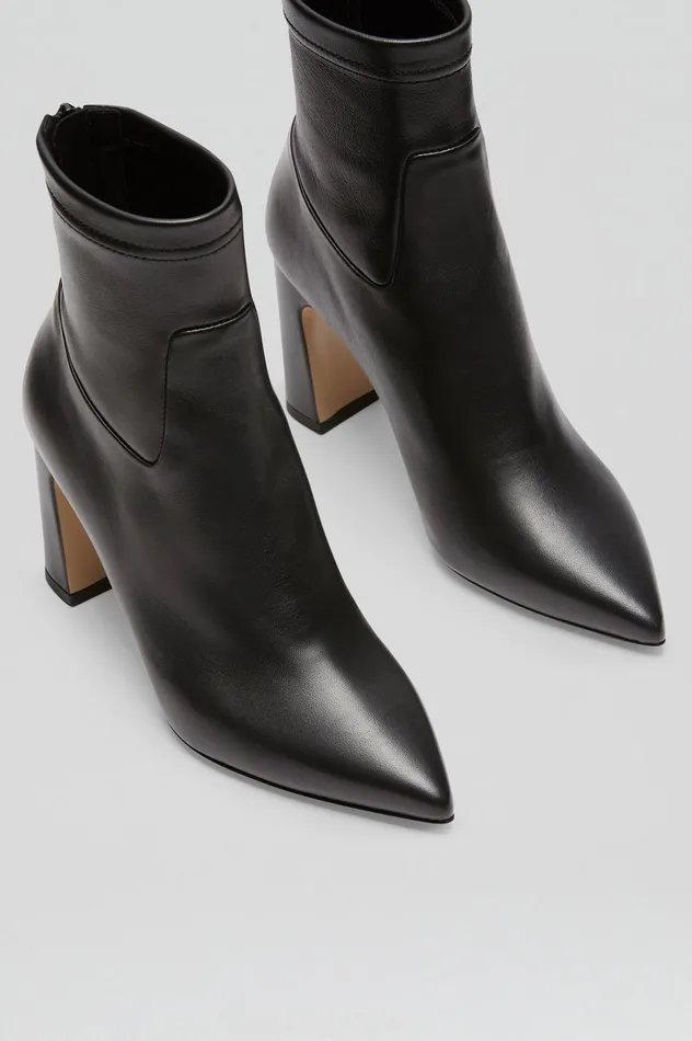 Women Shoes Scanlan Theodore STRETCH ANKLE BOOT 85 BLACK