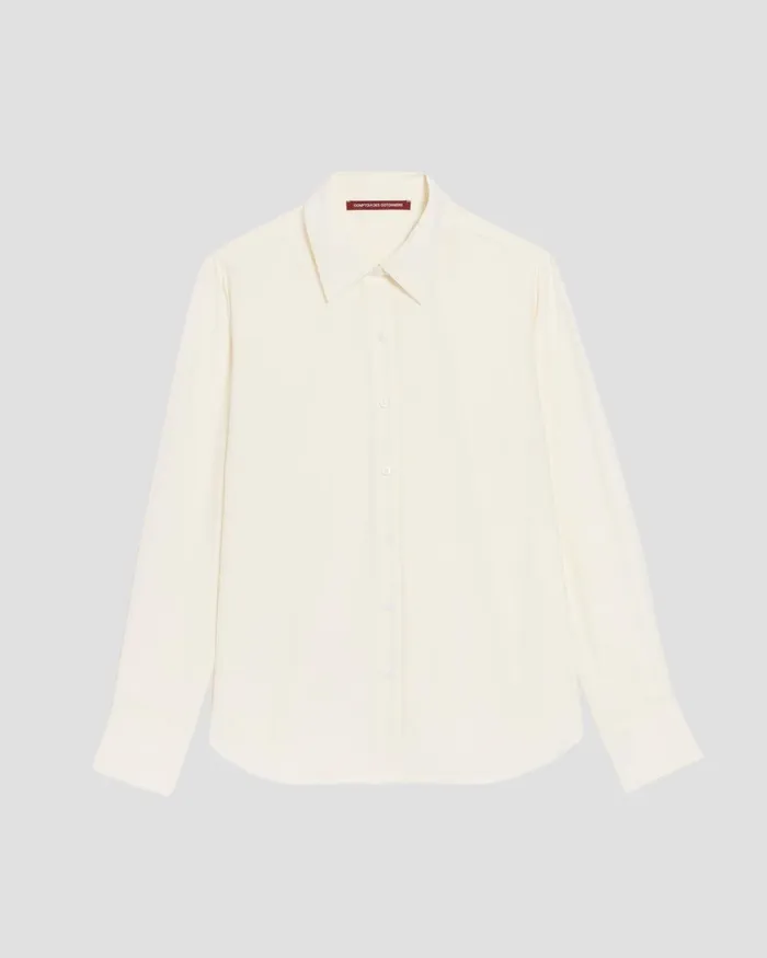 Women Sibylle 8211 Silky Shirt Gardenia Comptoir Des Cotonniers Blouses and Shirts and Tops Women Sibylle 8211 Silky Shirt Gardenia Comptoir Des Cotonniers Blouses and Shirts and Tops