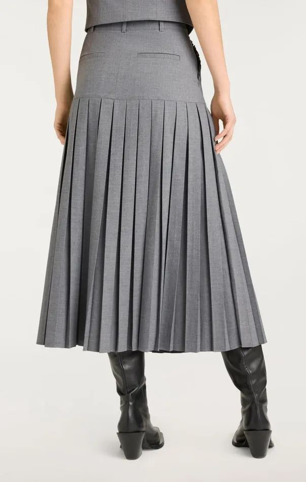Women Skirts Cinq Sept Bane Skirt Steel Grey